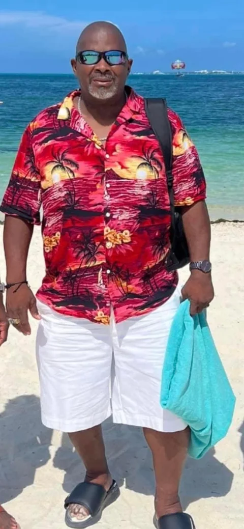 Coach Rick on the beach